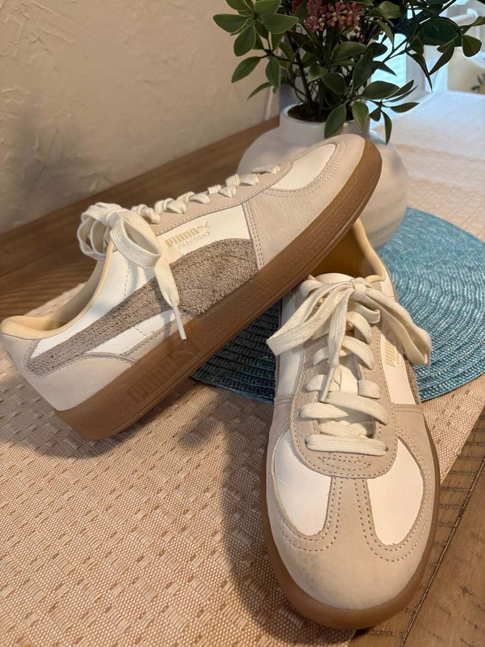 Puma Palermo Elevated Women's Sneakers in Alpine Snow Desert Dust